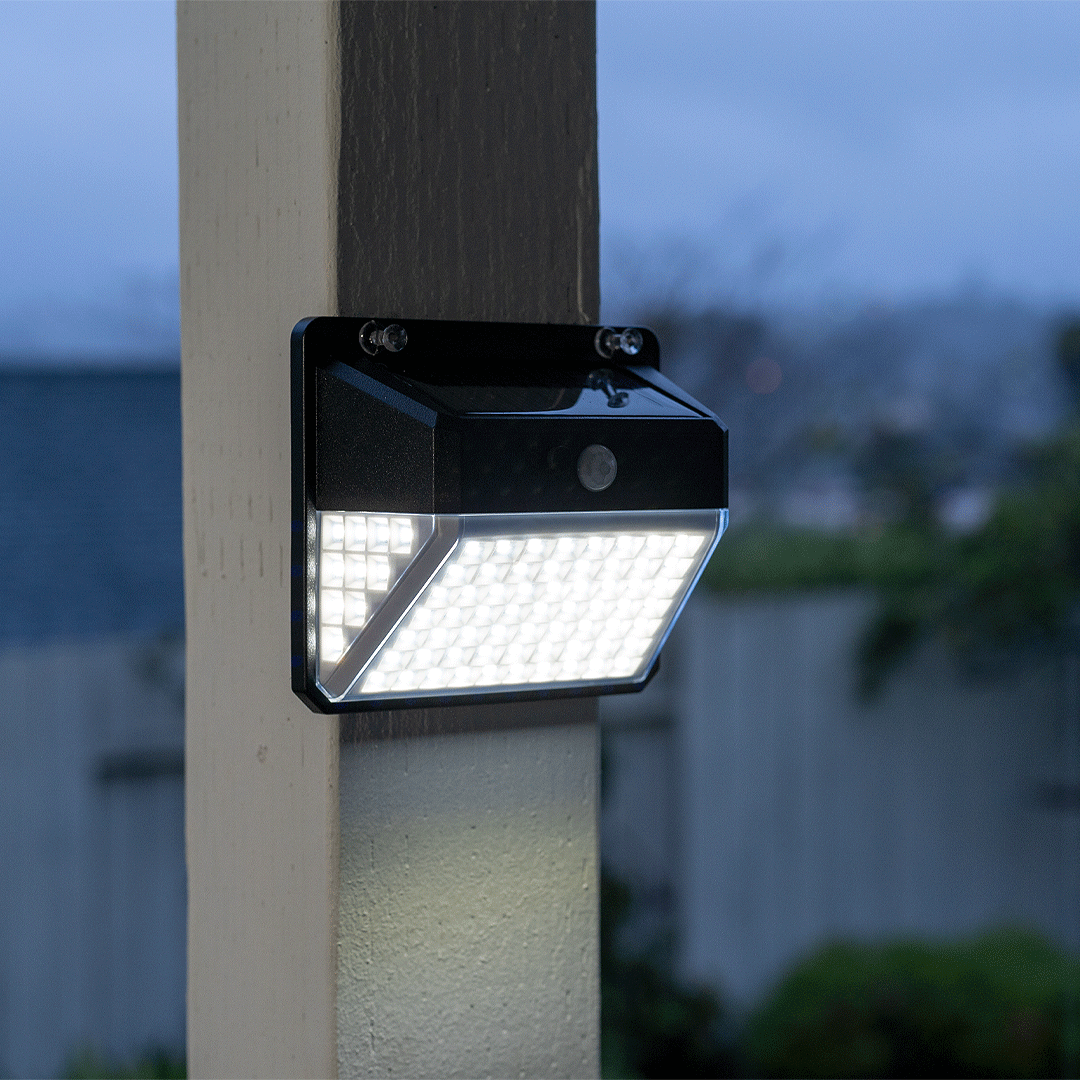 Lumiguard solar shop motion sensor floodlights