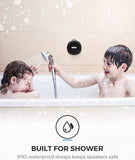 Waterproof Bluetooth Shower Speaker With Built In Microphone Set of 2