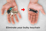Compact Key Holder & Pocket Keychain Organizer