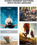 Waterproof Bluetooth Shower Speaker With Built In Microphone Set of 2