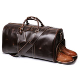 Douglas Genuine Leather Travel Duffle Bag
