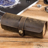 Luxury Leather Watch Roll