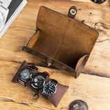 Luxury Leather Watch Roll