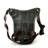 Vintage Motorcycle Leather Drop Leg Bag