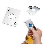 Stainless Steel Credit Card Size Bottle Opener