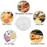 Silicone Stretch Lids 6-Pack Various Sizes