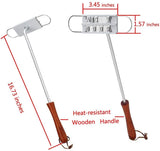 Personalized BBQ Meat Branding Iron with Changeable Letters