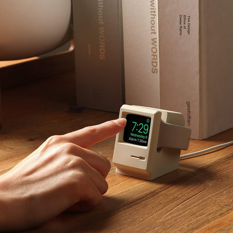 Vintage Apple Monitor Style Apple Watch Charging Stand