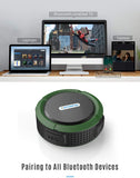 Waterproof Bluetooth Shower Speaker With Built In Microphone Set of 2