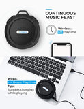 Waterproof Bluetooth Shower Speaker With Built In Microphone Set of 2