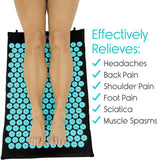 Stress And Pain Relief Acupressure Mat With Certified Eco Made In USA Foam
