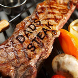 Personalized BBQ Meat Branding Iron with Changeable Letters