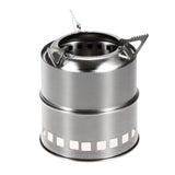 Portable Lightweight Stainless Steel Wood Burning Camping Stove