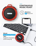 Waterproof Bluetooth Shower Speaker With Built In Microphone Set of 2