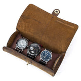 Luxury Leather Watch Roll