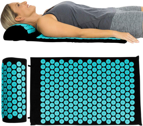 Stress And Pain Relief Acupressure Mat With Certified Eco Made In USA Foam