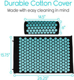 Stress And Pain Relief Acupressure Mat With Certified Eco Made In USA Foam