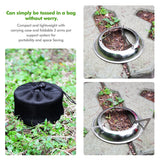 Portable Lightweight Stainless Steel Wood Burning Camping Stove