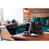 Handmade Multifunction Desk Organizer with Docking Stand