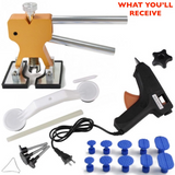 Professional 20 Piece Car Dent Repair Tool Set With FREE Glue Gun