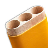 Cohiba Black Leather Cedar Lined 3 Tube Cigar Case