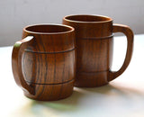 Handmade Wooden Beer Mugs