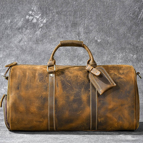 Douglas Genuine Leather Travel Duffle Bag