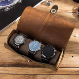 Luxury Leather Watch Roll