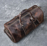 Douglas Genuine Leather Travel Duffle Bag