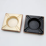 LUBINSKI Luxury Red Wood Cigar Ashtray 4 Rests