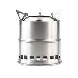 Portable Lightweight Stainless Steel Wood Burning Camping Stove