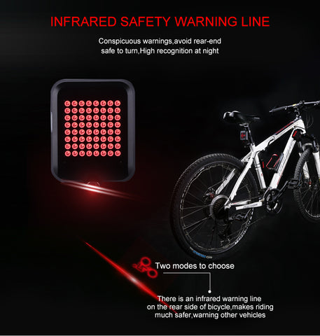 Intelligent LED Waterproof USB Rechargeable Bicycle Signal Lights – Yauoso