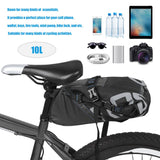 Waterproof Bicycle Seat Pack Saddle Bag 10L