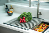 Cookit Multipurpose Over-Sink Roll-Up Dish Drying Rack 4 Pack