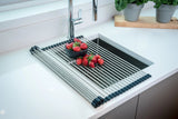 Cookit Multipurpose Over-Sink Roll-Up Dish Drying Rack 4 Pack