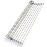 Cookit Multipurpose Over-Sink Roll-Up Dish Drying Rack 2 Pack